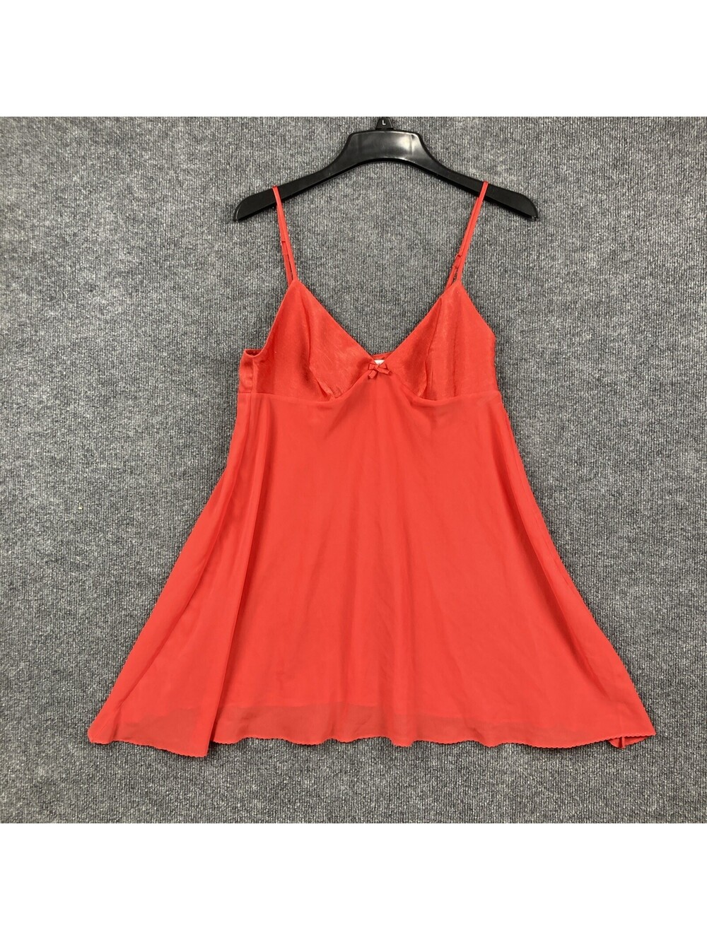 Victoria's Secret Womens Medium Red Chemise Gown Nightie Vintage 90s
